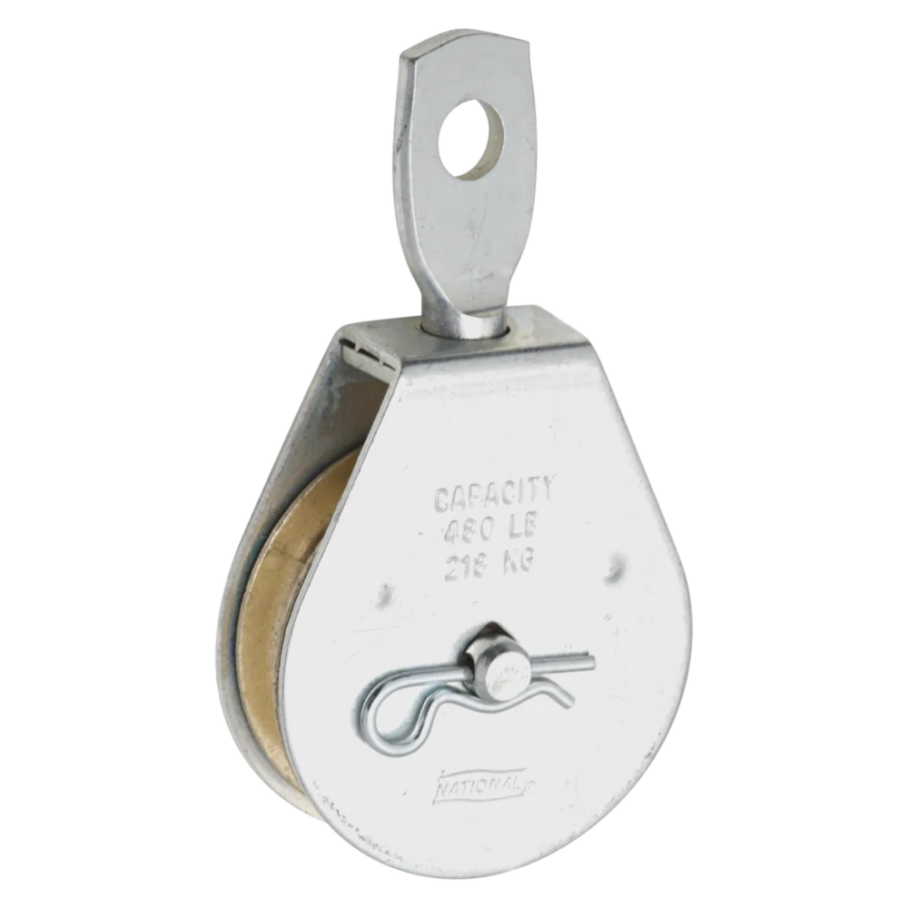 Casual National Hardware 2 O.D. Single Swivel Eye Steel Rope Pulley Next-Generation