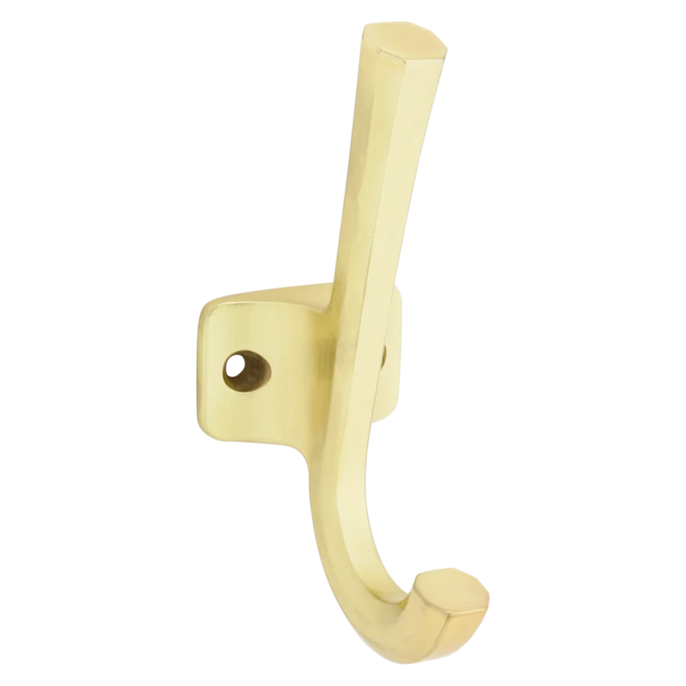 Smart National Hardware Powell 4-5 16 Brushed Gold Angled Hook Proven