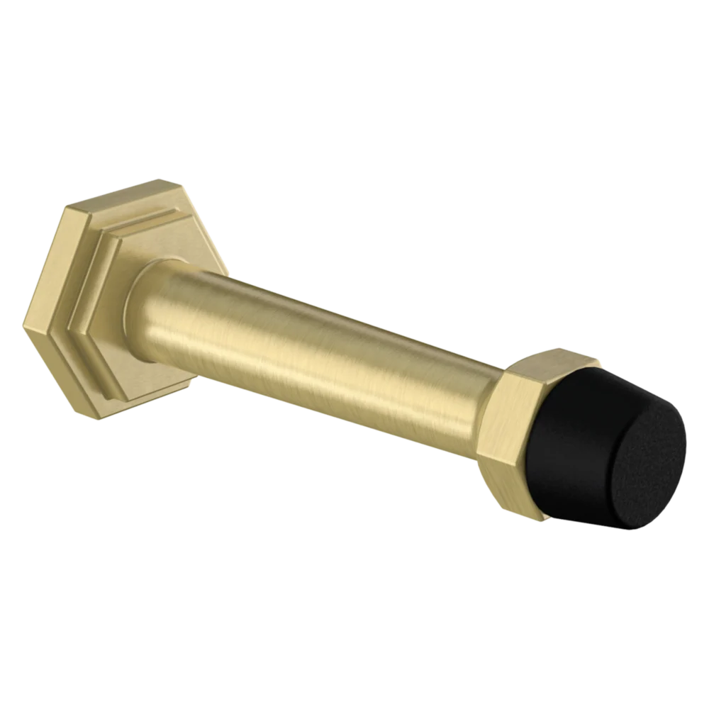 Green National Hardware Powell 3 Brushed Gold Door Stop World-Class