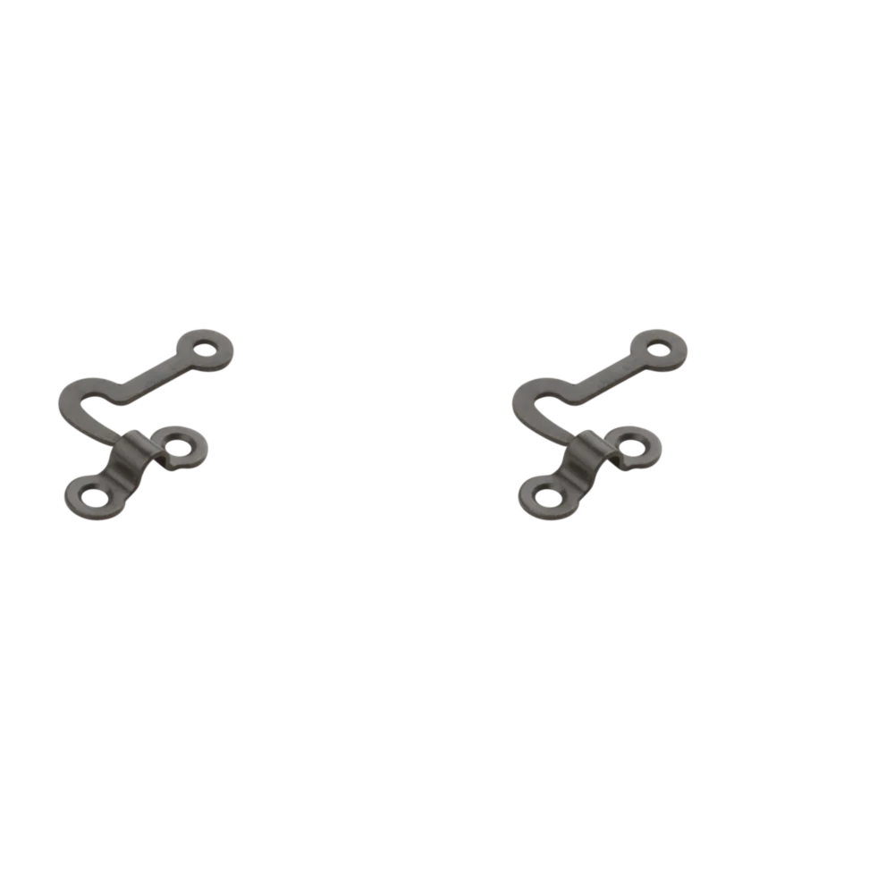 High-Grade National Hardware Oil Rubbed Bronze Decorative Hook and Staple 2 Count Practical