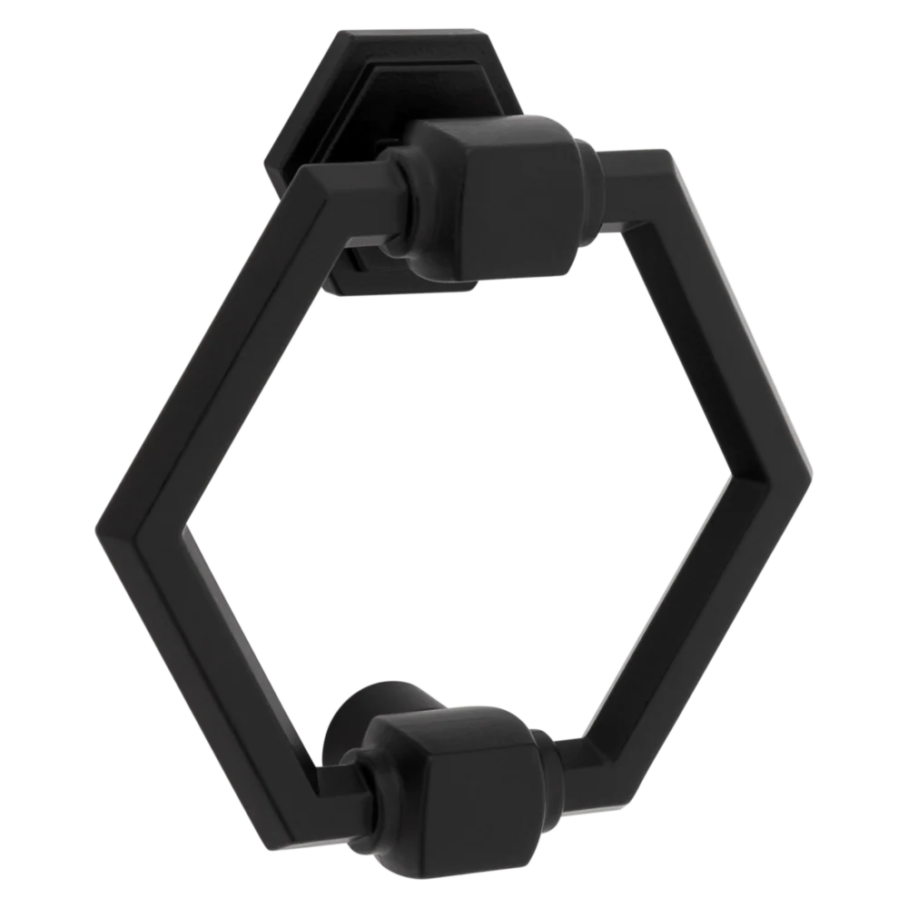 Reliable National Hardware Powell 4 Matte Black Door Knocker Eco-Friendly