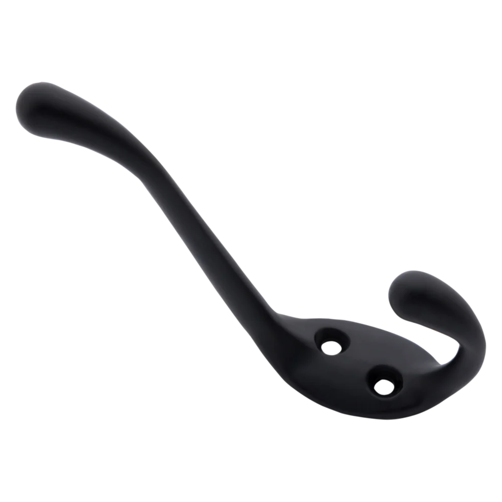 Carefully Designed National Hardware Matte Black Heavy Duty Garment Hook High-Performance