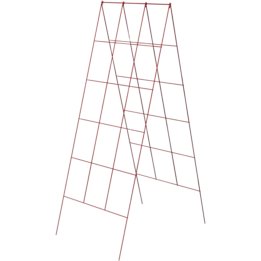 Carefully Designed Panacea Red Heavy-Duty Wire A-Frame Plant Support 48 in. Exclusive