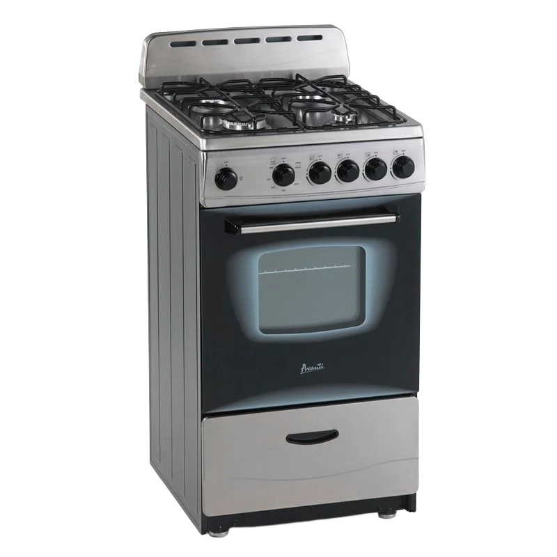 Prestigious Avanti 20 Compact Gas Range Oven – Stainless Steel Consistent