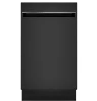 Green GE Profile™ ENERGY STAR® 18 ADA Compliant Stainless Steel Interior Dishwasher with Sanitize Cycle Superior