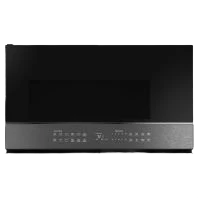Detailed CAFÉ™ 2.1 Cu. Ft. Smart Over-the-Range Microwave Oven in Platinum Glass Contemporary