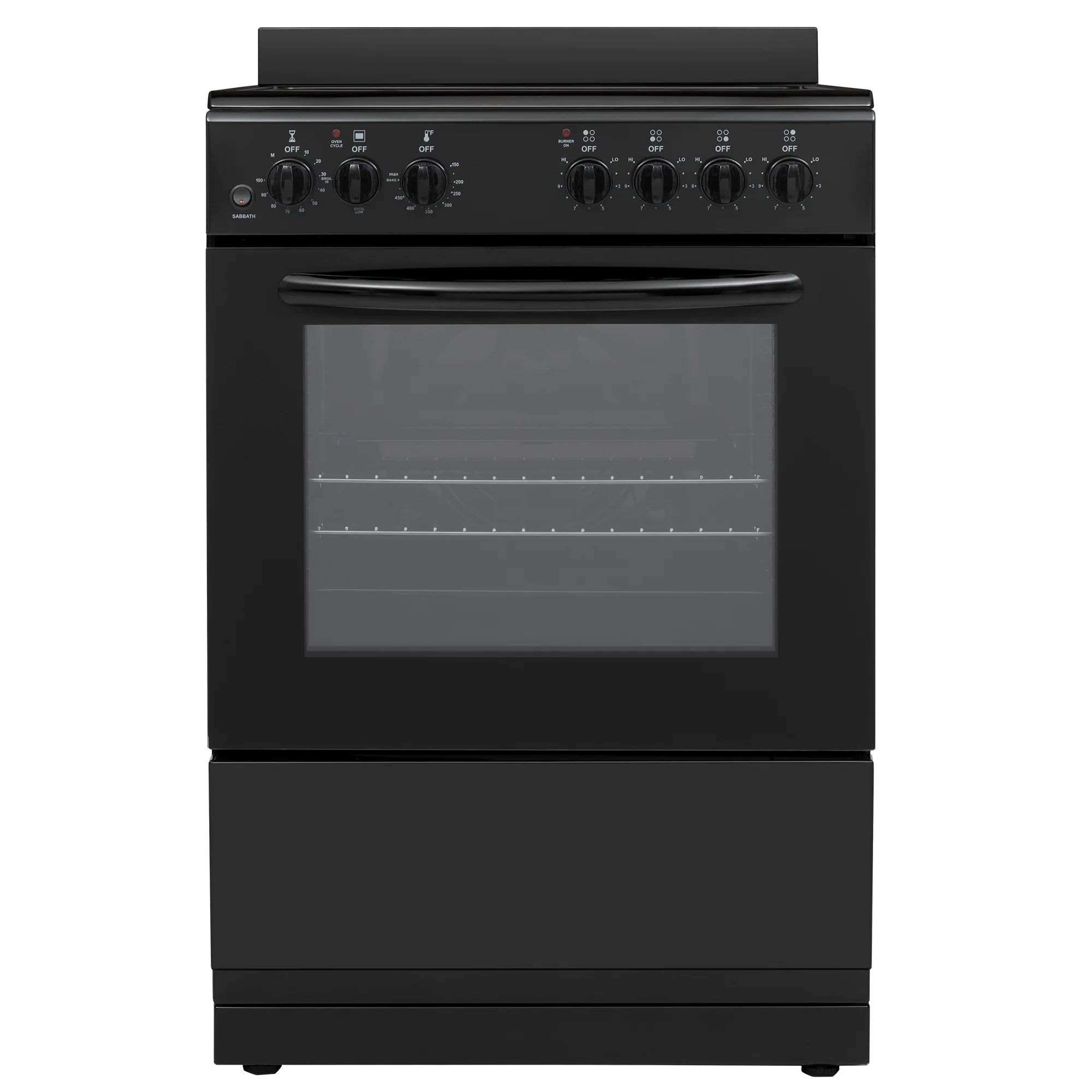 Detailed Element Electronics 24 Electric Range EER244MSCB High-Performance