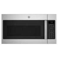 Optimized GE® 1.9 Cu. Ft. Over-the-Range Sensor Microwave Oven with Recirculating Venting Fast