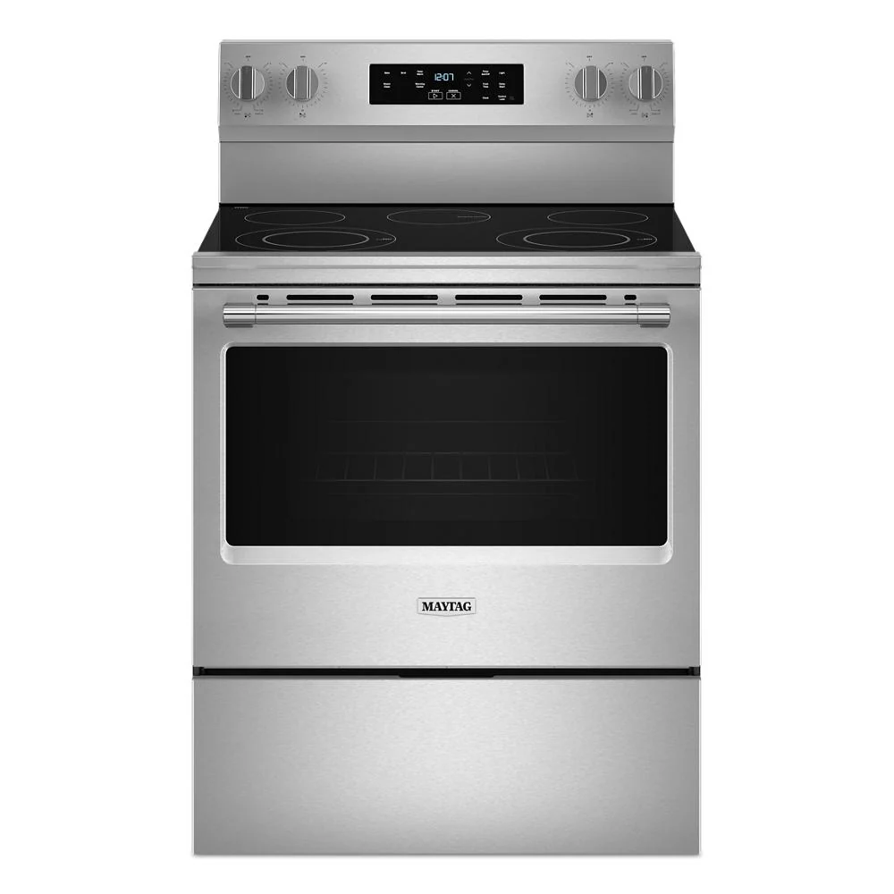 Soft 30-Inch Wide Electric Range With Steam Clean – 5.3 cu. ft. Practical