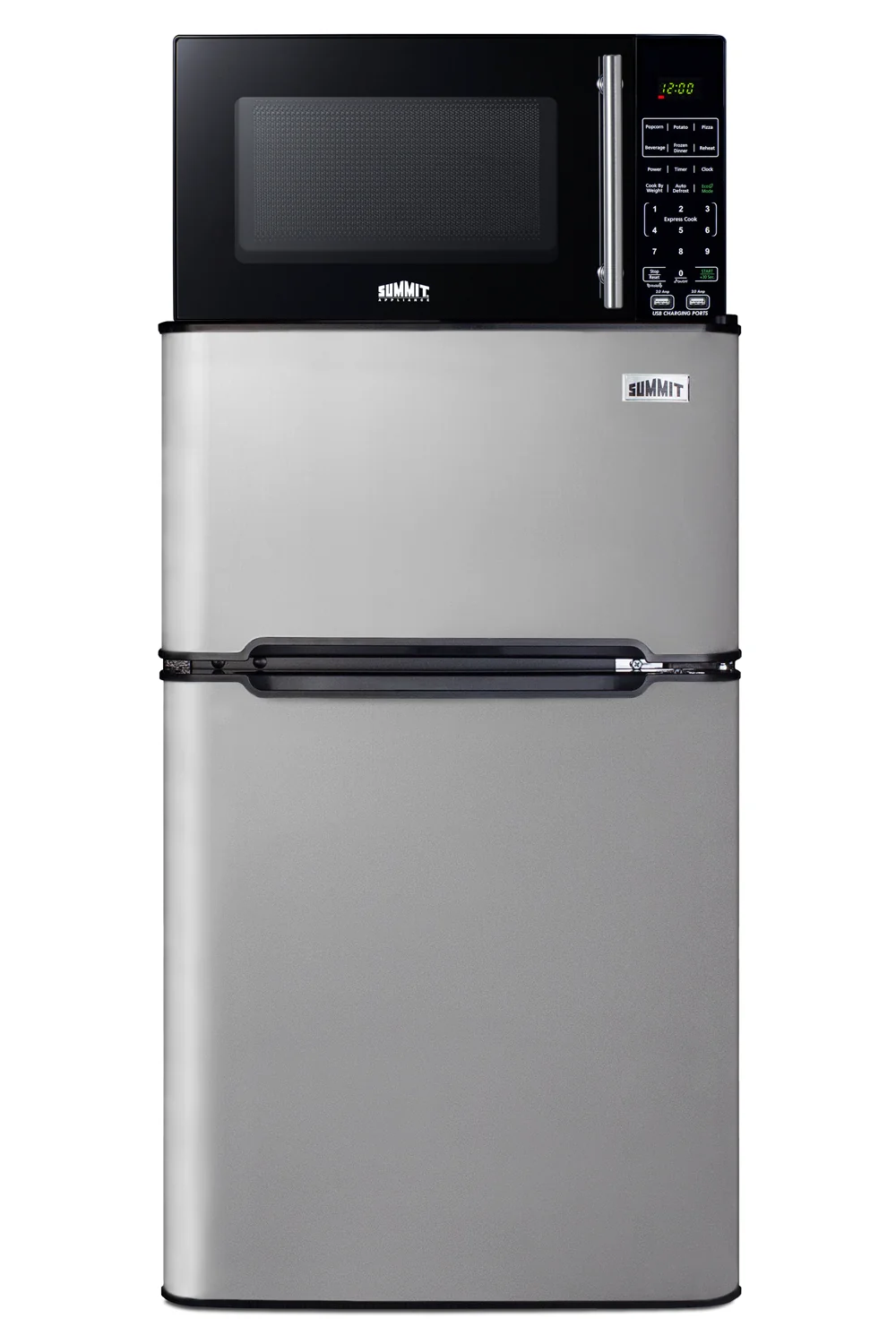 Luxury Microwave Refrigerator-zer Combination with Allocator Convenient