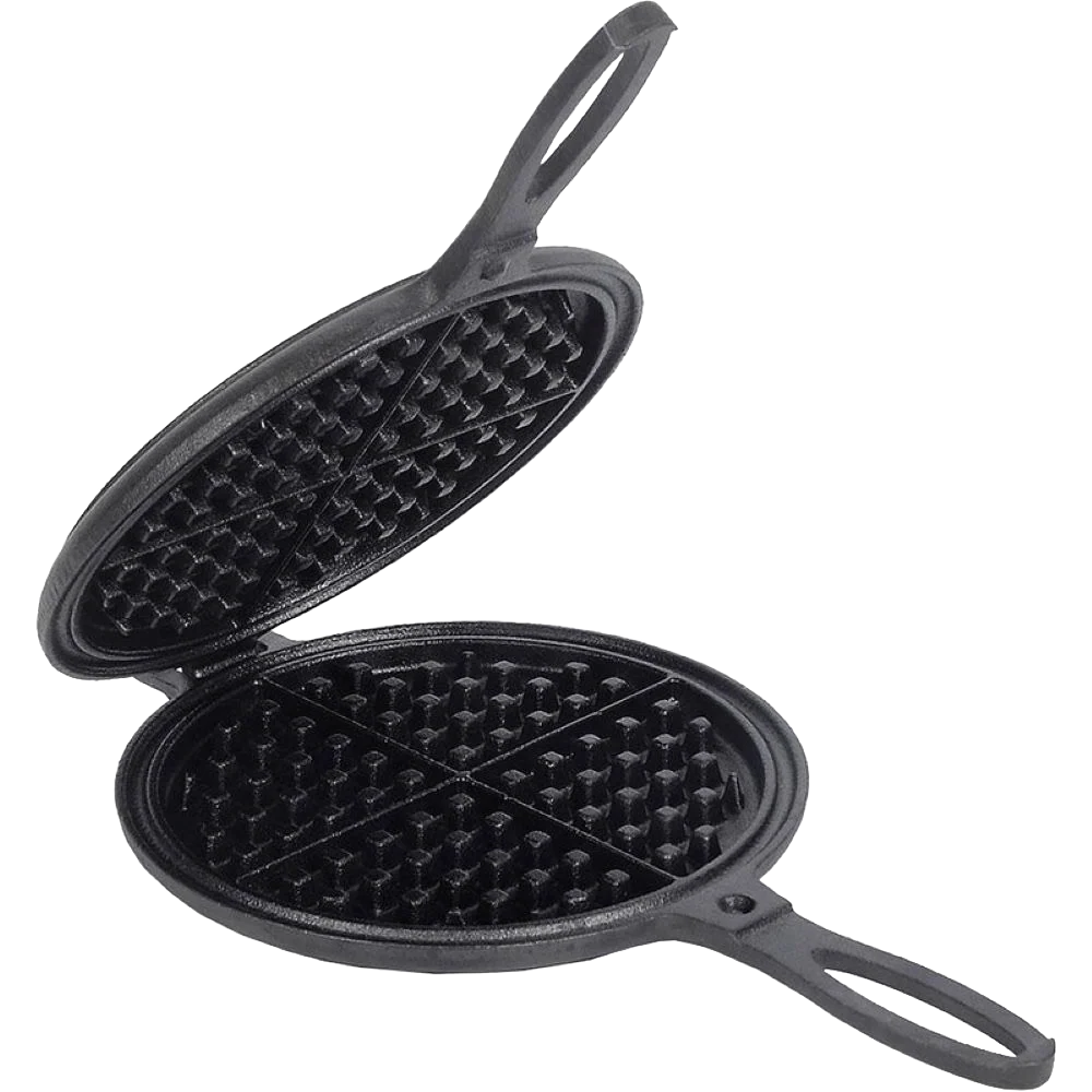 Environmentally Friendly Stovetop Cast Iron Waffle Maker Powerful