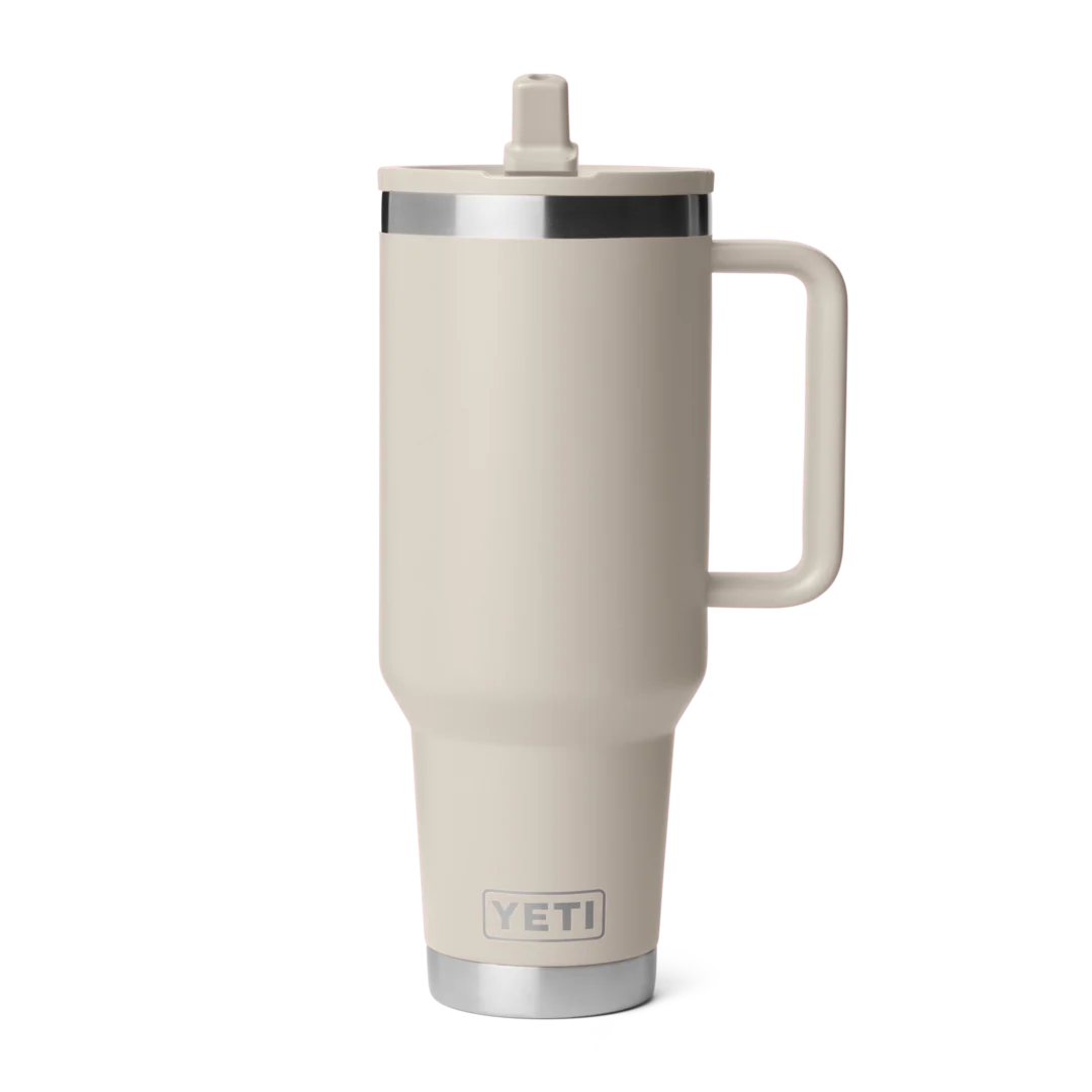 Convenient YETI Rambler 40 Oz. Travel Straw Mug Relaxed