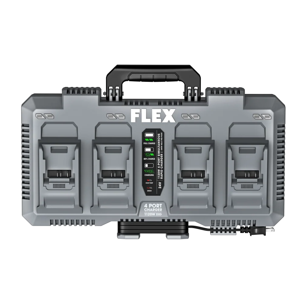 Dependable FLEX 1120W 4-Port Simultaneous Rapid Charger High-Quality