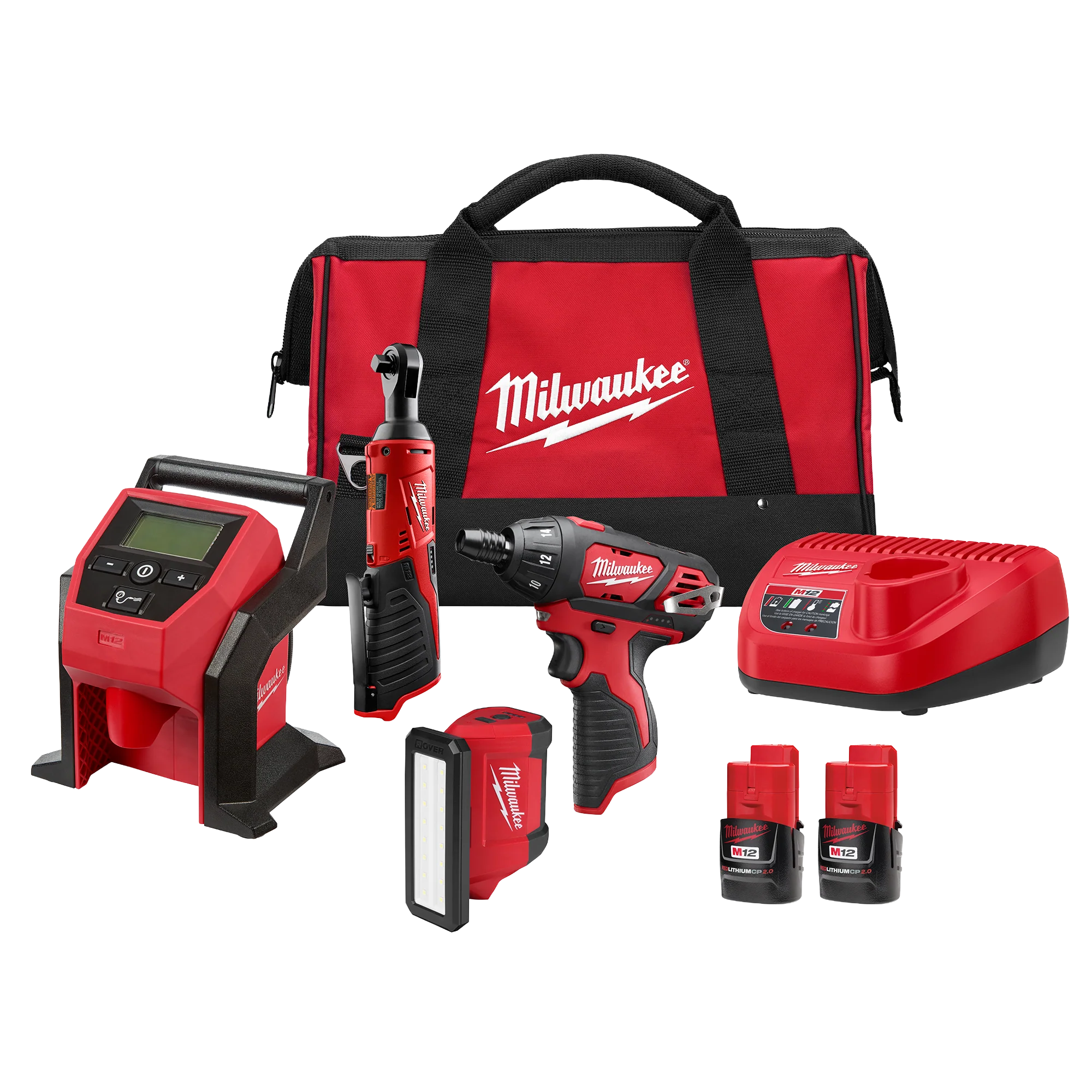 Genuine Milwaukee M12™ 4 Tool Combo Kit Healthy