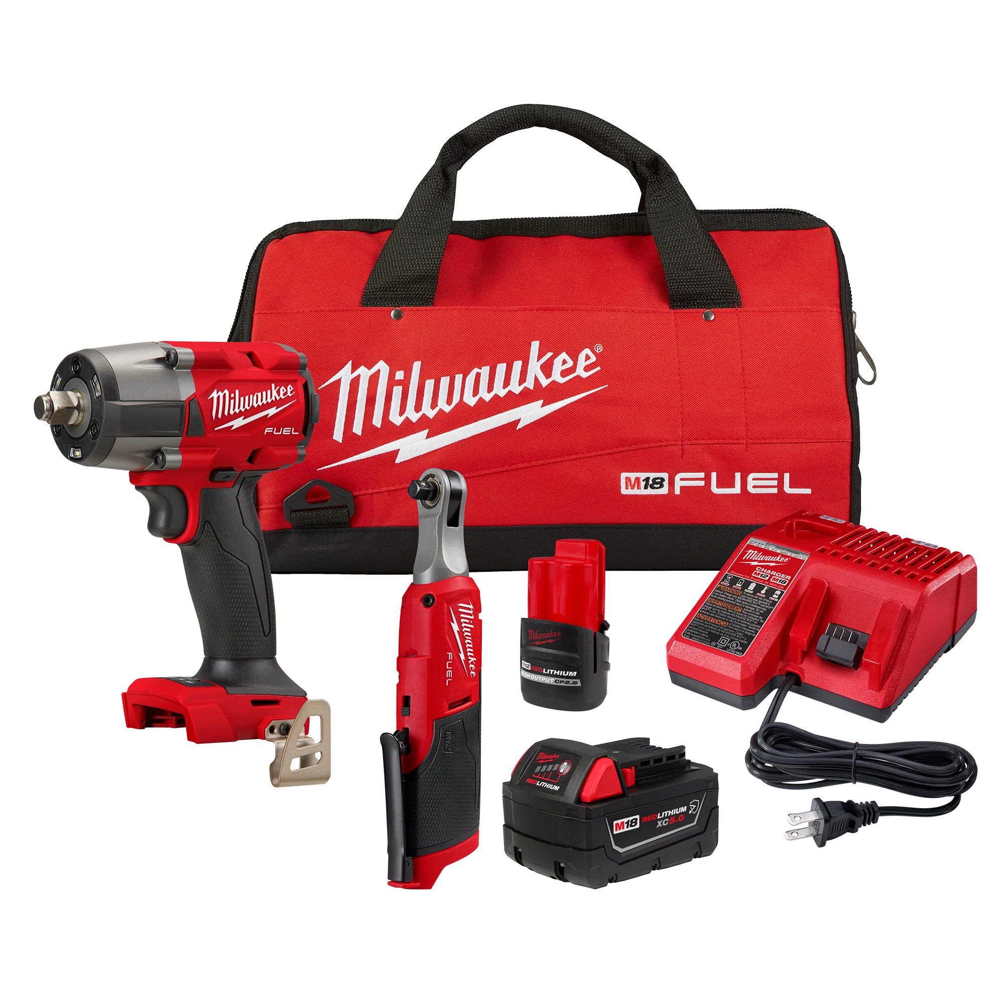 Elegant Milwaukee M18 FUEL™ M12 FUEL™ 2-Tool Combo Kit Green