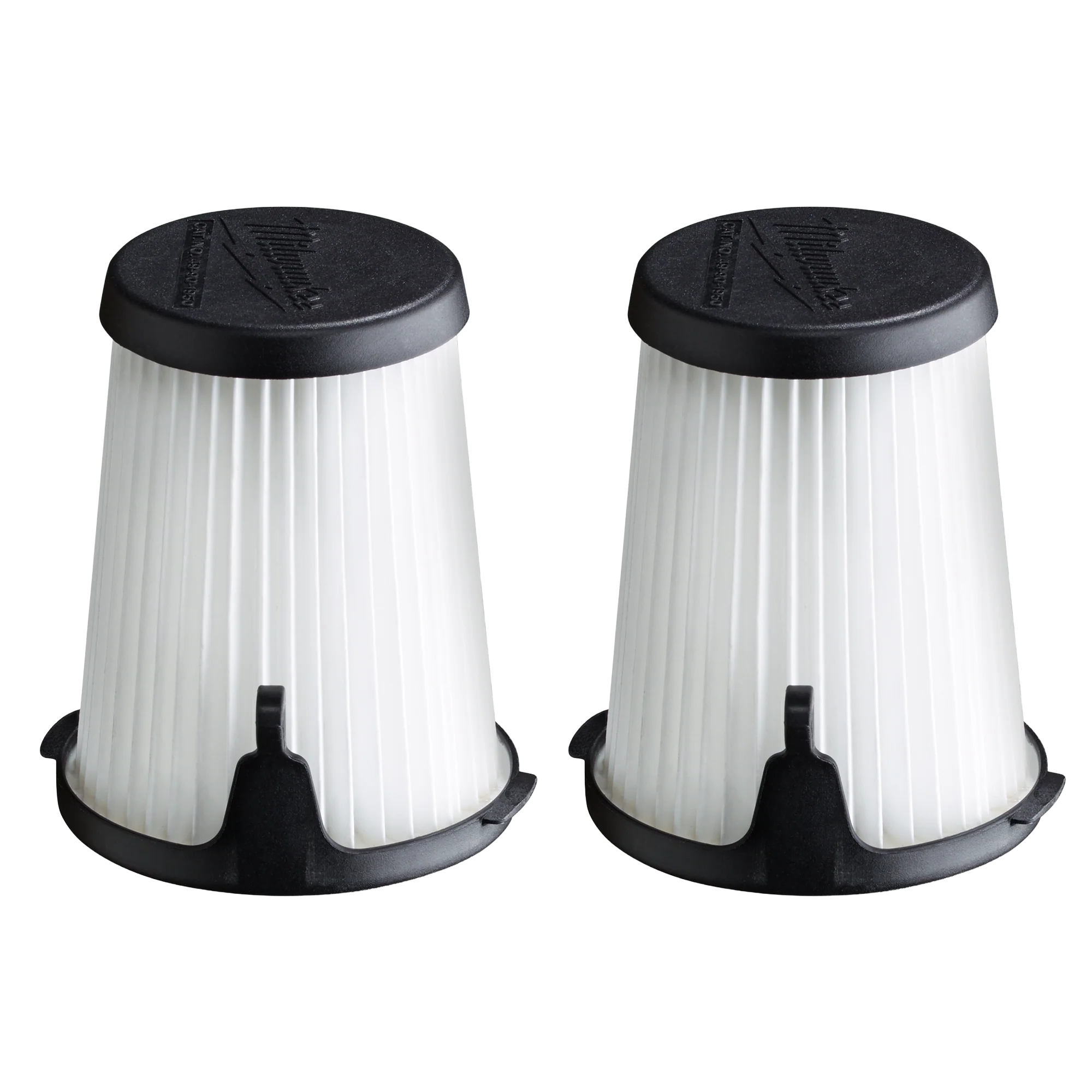 Powerful Milwaukee 3 in. Filters 2-Pack Detailed