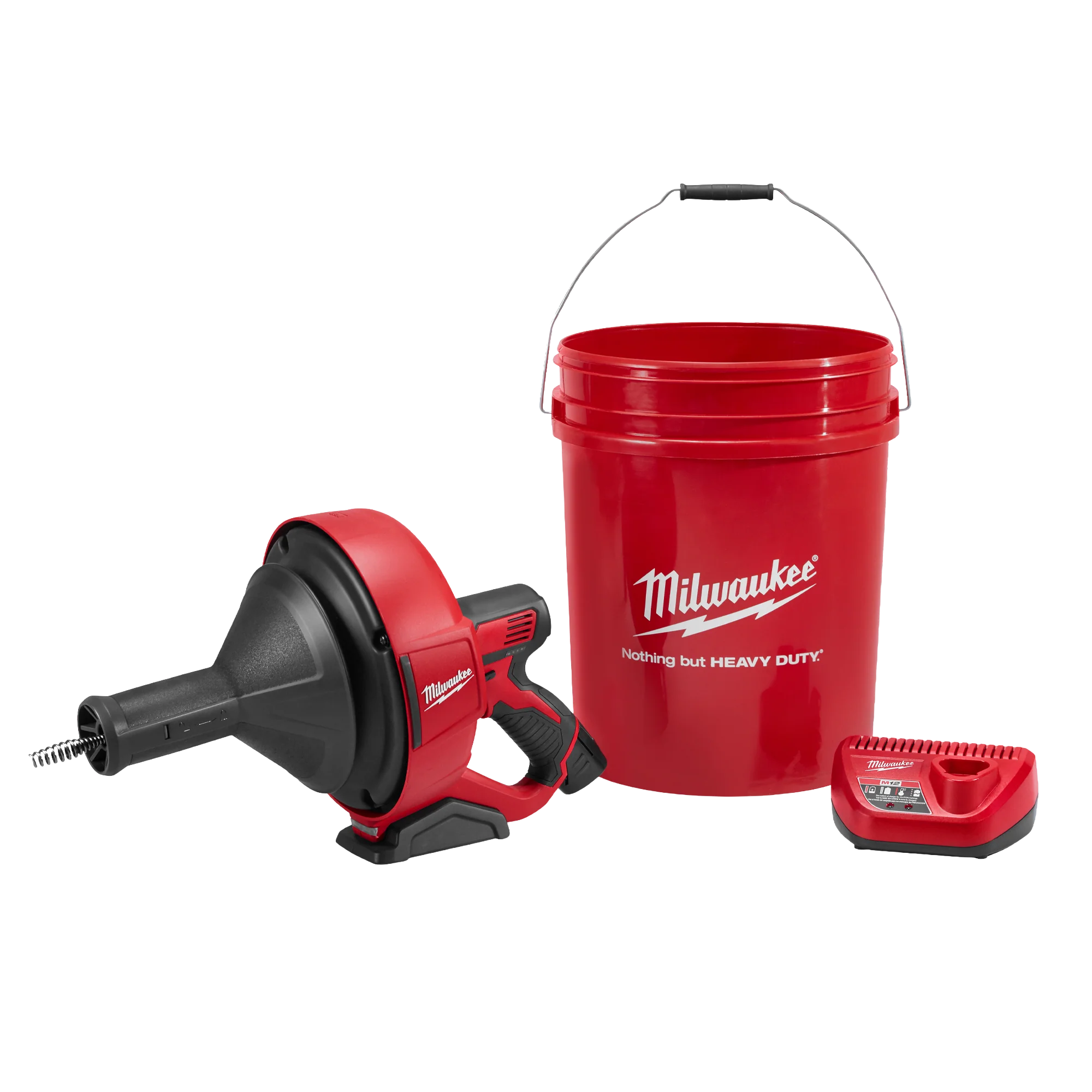 Solid Milwaukee M12™ Drain Snake KIT World-Class