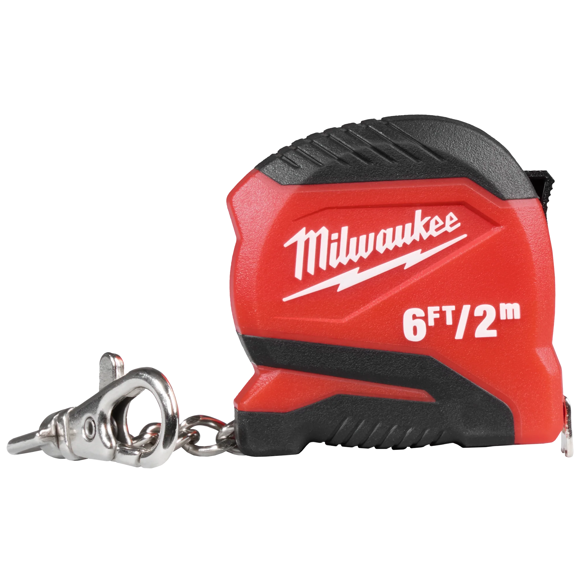 Classic Milwaukee 6ft 2m Keychain Tape Measure Long-Lasting