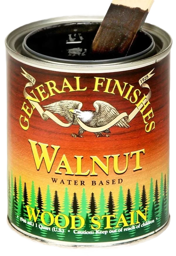 Relaxed General Finishes Walnut Water Based Wood Stain 1 Quart Green