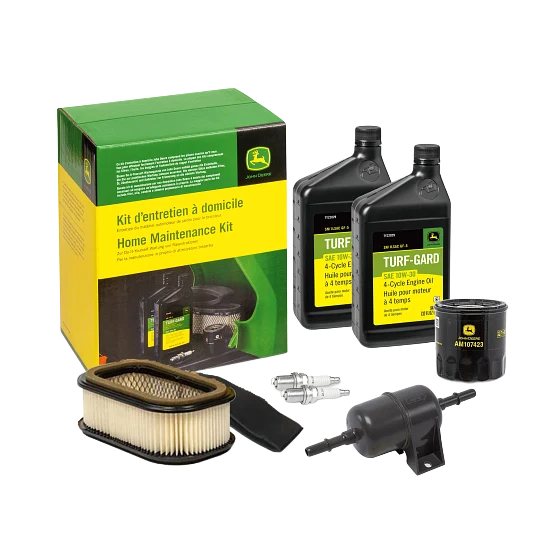 Genuine John Deere LG188 Home Maintenance Kit with TY6341 14 Oz. Multi-Purpose Lithium Grease Premium