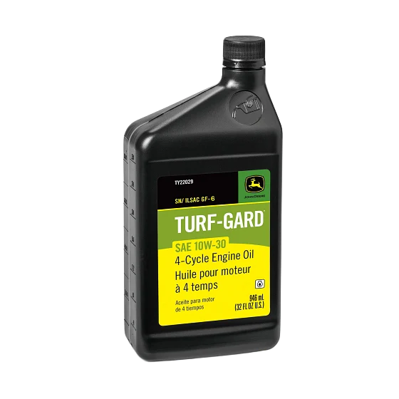 Fast John Deere TY22029 4-Cycle Engine Oil Turf-Gard™ SAE 10W-30 API SN GF6 32 Fluid Oz 2-Pack Proven