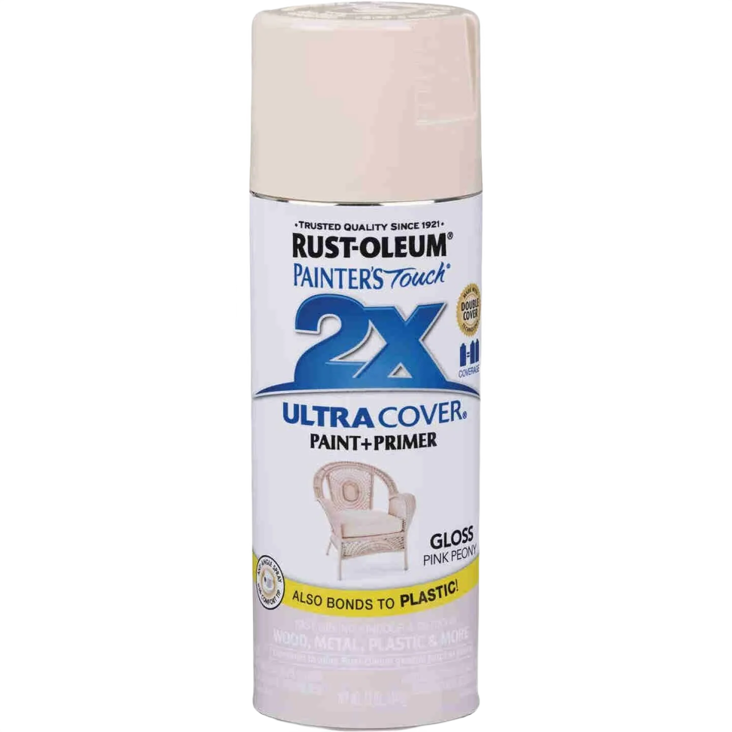 Artisan Rust-Oleum Painters’ Touch 2X Pink Peony Ultra Cover Gloss Spray 12 oz. Eco-Friendly