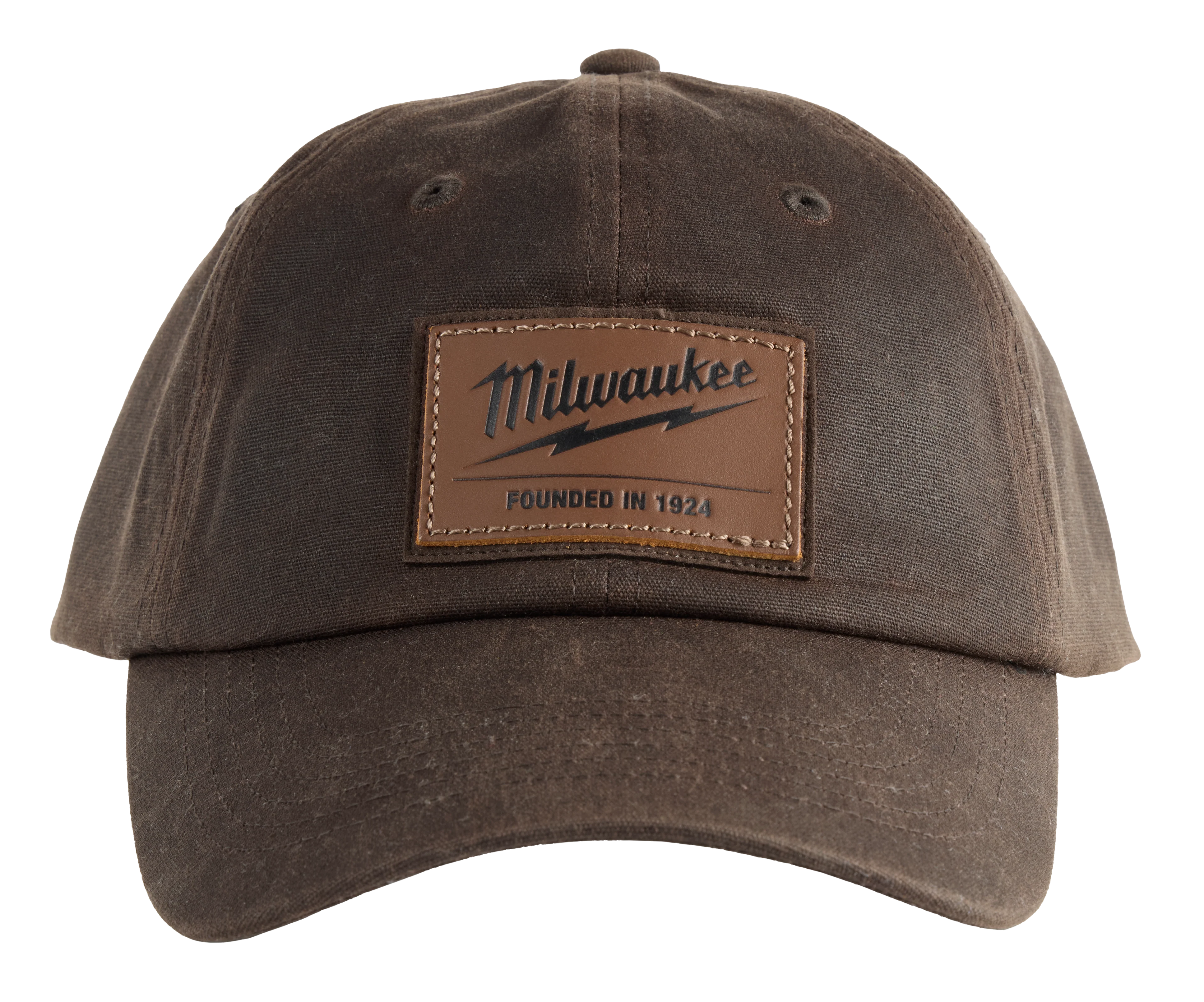 Modern Milwaukee Brown Waxed Canvas Adjustable Hat Organic
