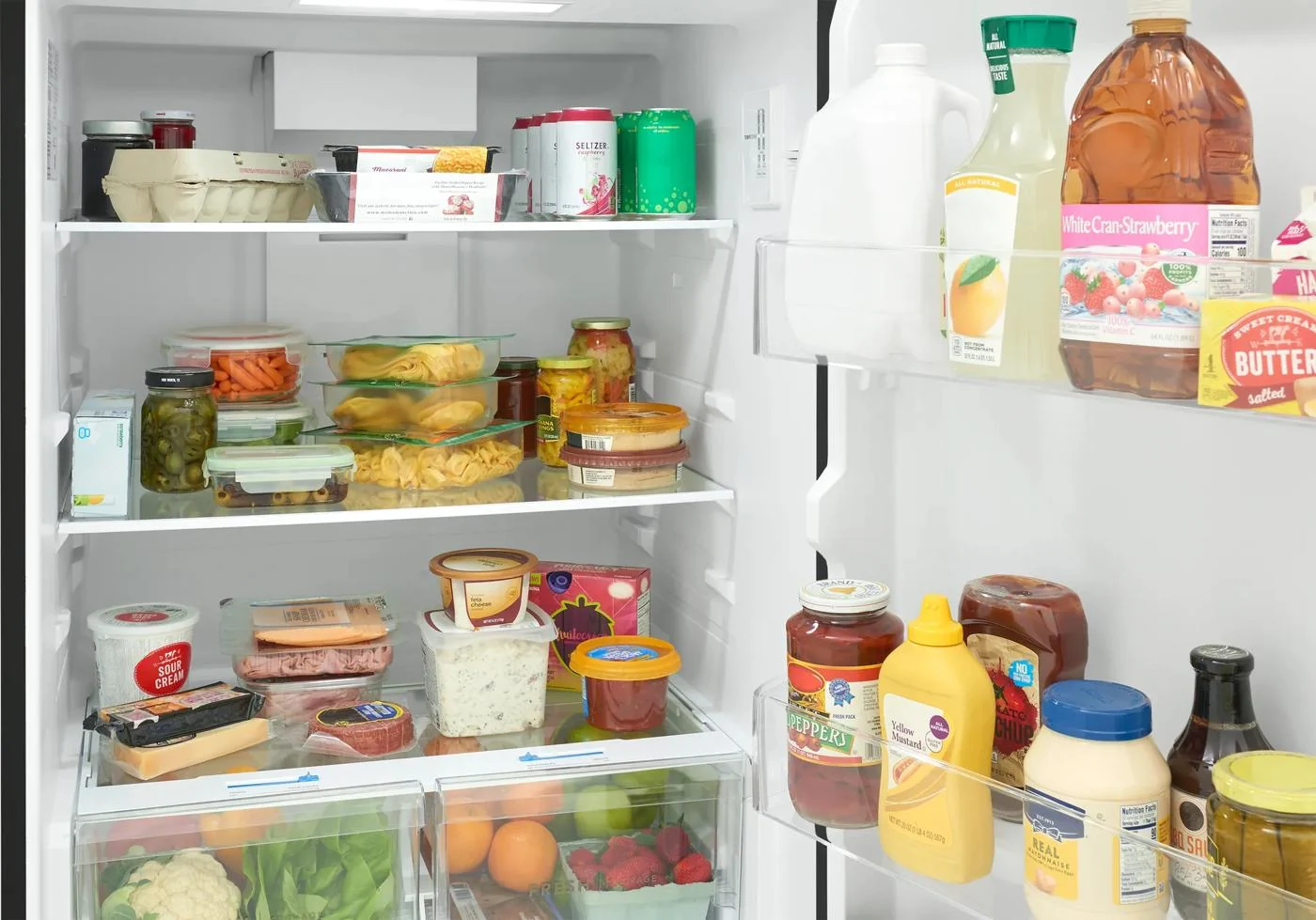 Traditional 22 Cu Ft Garage Ready Top zer Refrigerator Luxury