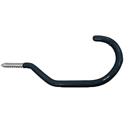 Smooth Hillman Bike Hook – Black Vinyl Coated Durable