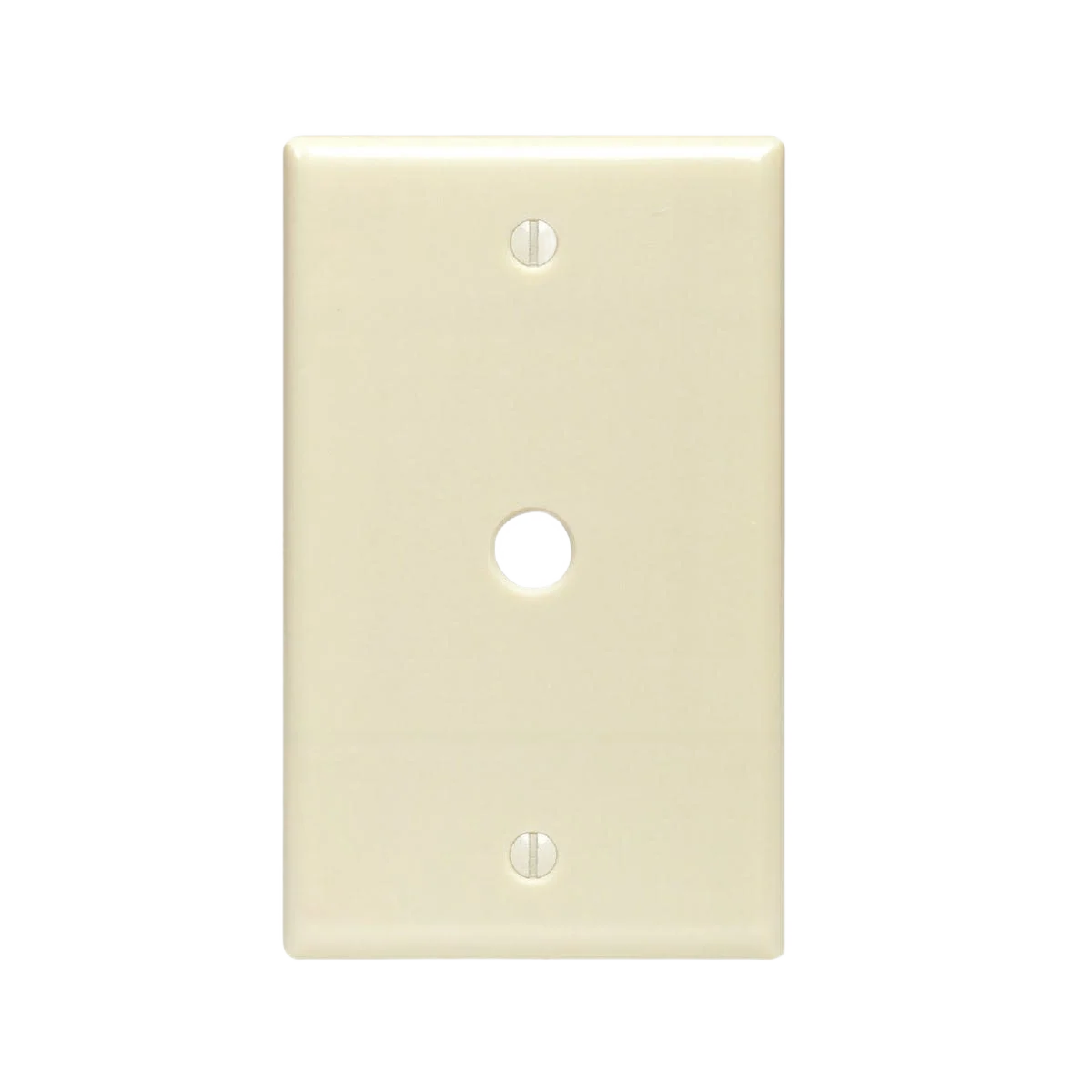 Exceptional Leviton 1-Gang Ivory Telephone Cable Wall Plate Dependable