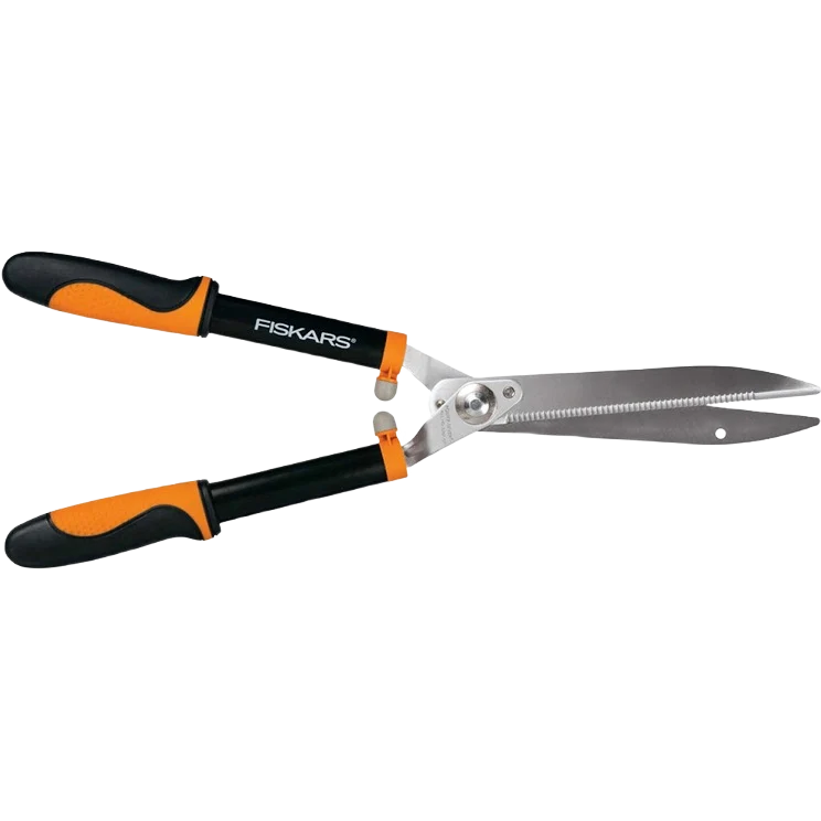 Environmentally Friendly Fiskars Power-Lever Soft Grip Hedge Shears 23 in. Pure