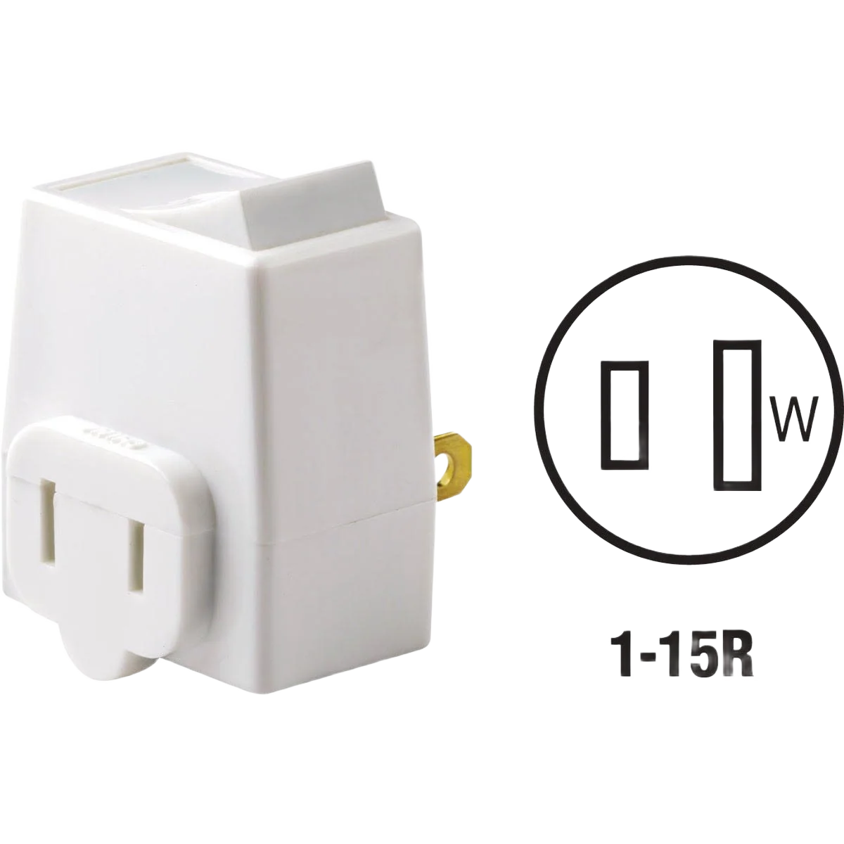 Casual Leviton White 13 Amp Plug-In Switch Adapter Advanced