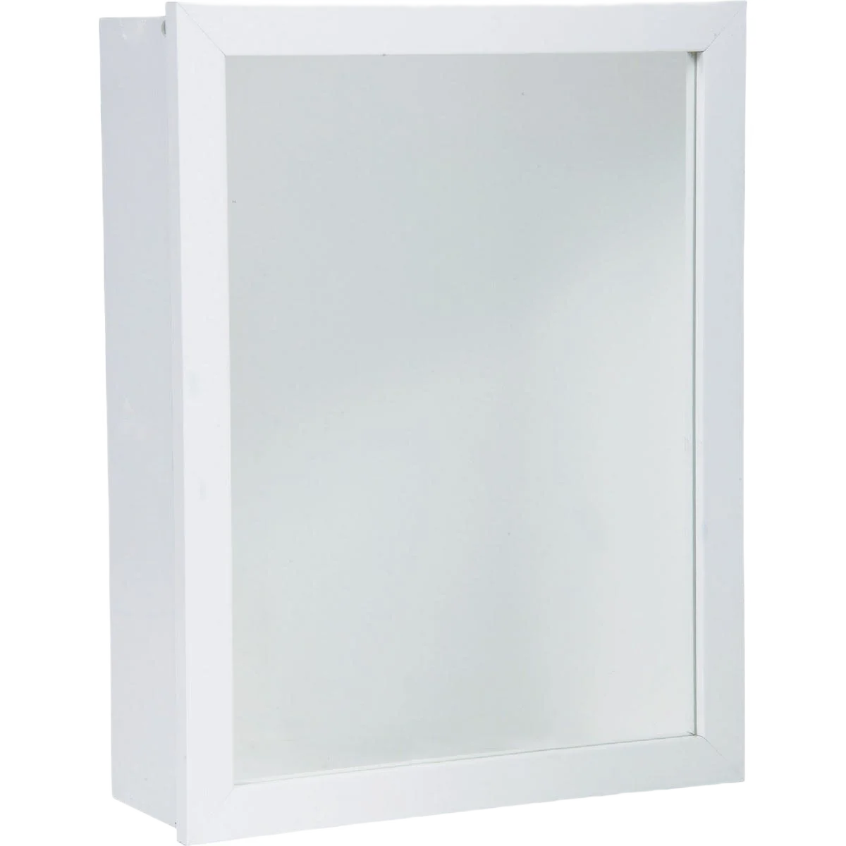 Selected Zenith White Single Mirror Mount Framed Medicine Cabinet 16 x 22 in. Healthy