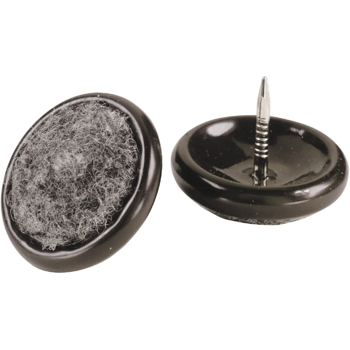 Lightweight Do it 1-1 4 In. Round Nail-On Carpet Base Glide 4-Pack Selected