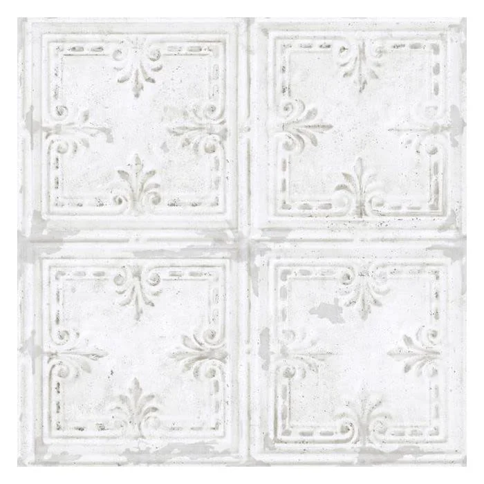 High-Quality RoomMates Tin Tile Peel Stick Wallpaper Refined