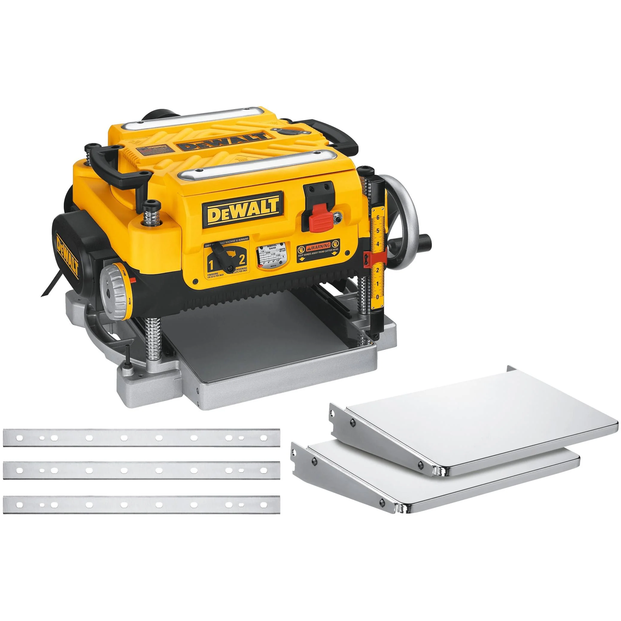 Prestigious DEWALT 13 In. Three Knife Two Speed Thickness Planer Verified
