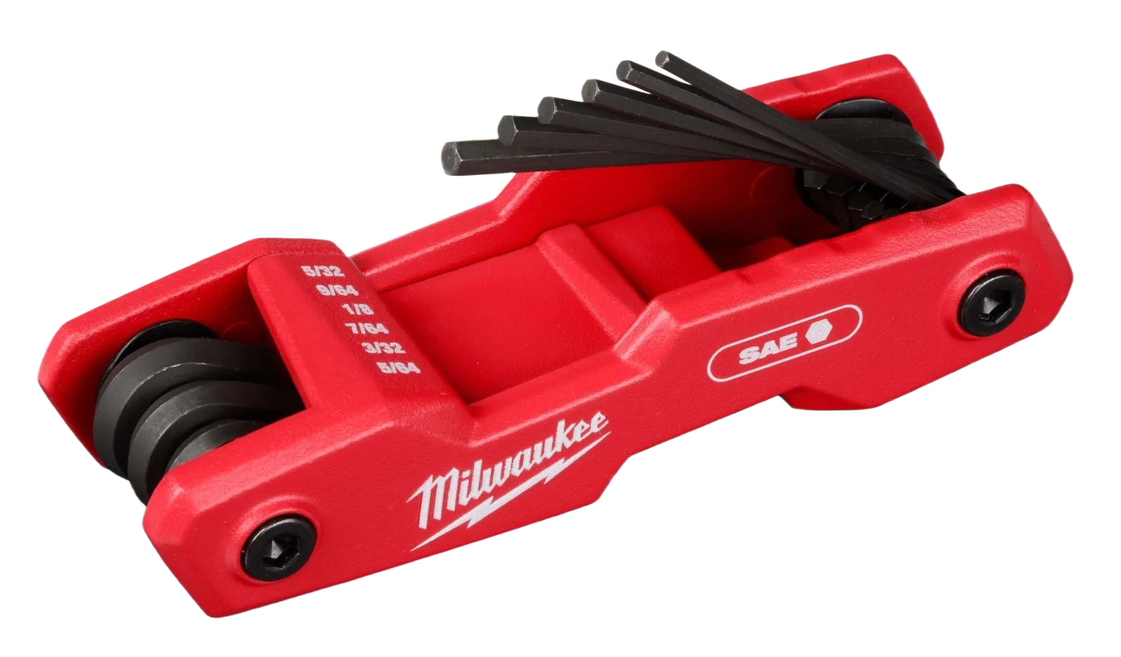 Outstanding Milwaukee 9-Key Folding Hex Key Set – SAE High-End