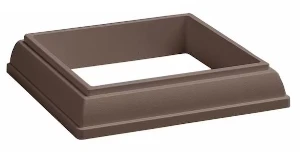 Reliable TimberTech RadianceRail Composite 4 x 4 Matte Espresso Post Skirt High-Performance