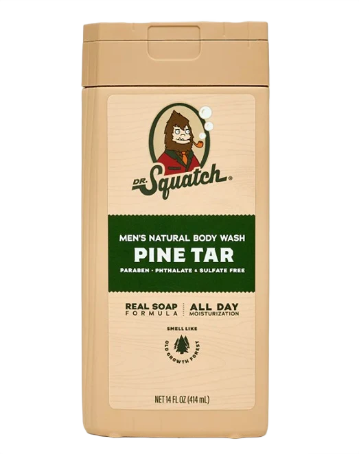 Professional Dr. Squatch Pine Tar Body Wash 14 oz. High-Quality