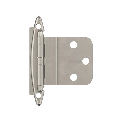 Effective Amerock 3 8 Inset Non-Self-Closing Face Mount Satin Nickel Cabinet Hinge Exclusive