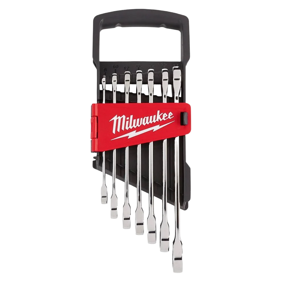 Innovative Milwaukee 7-PC Ratcheting Combination Metric Wrench Set Certified