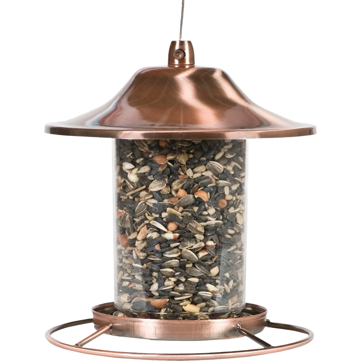 Prestigious Perky-Pet Small Copper Panorama Bird Feeder 2 lb. Proven