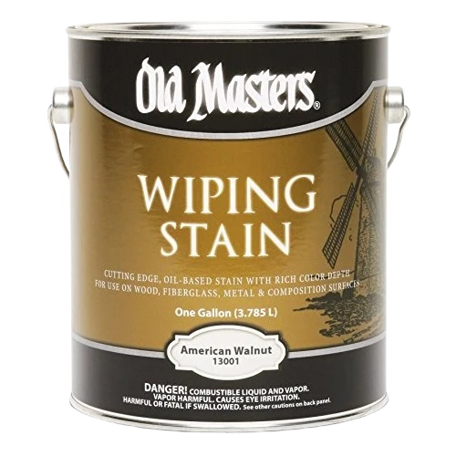 Practical Old Masters American Walnut Oil Base Wiping Stain 1 Gallon Green