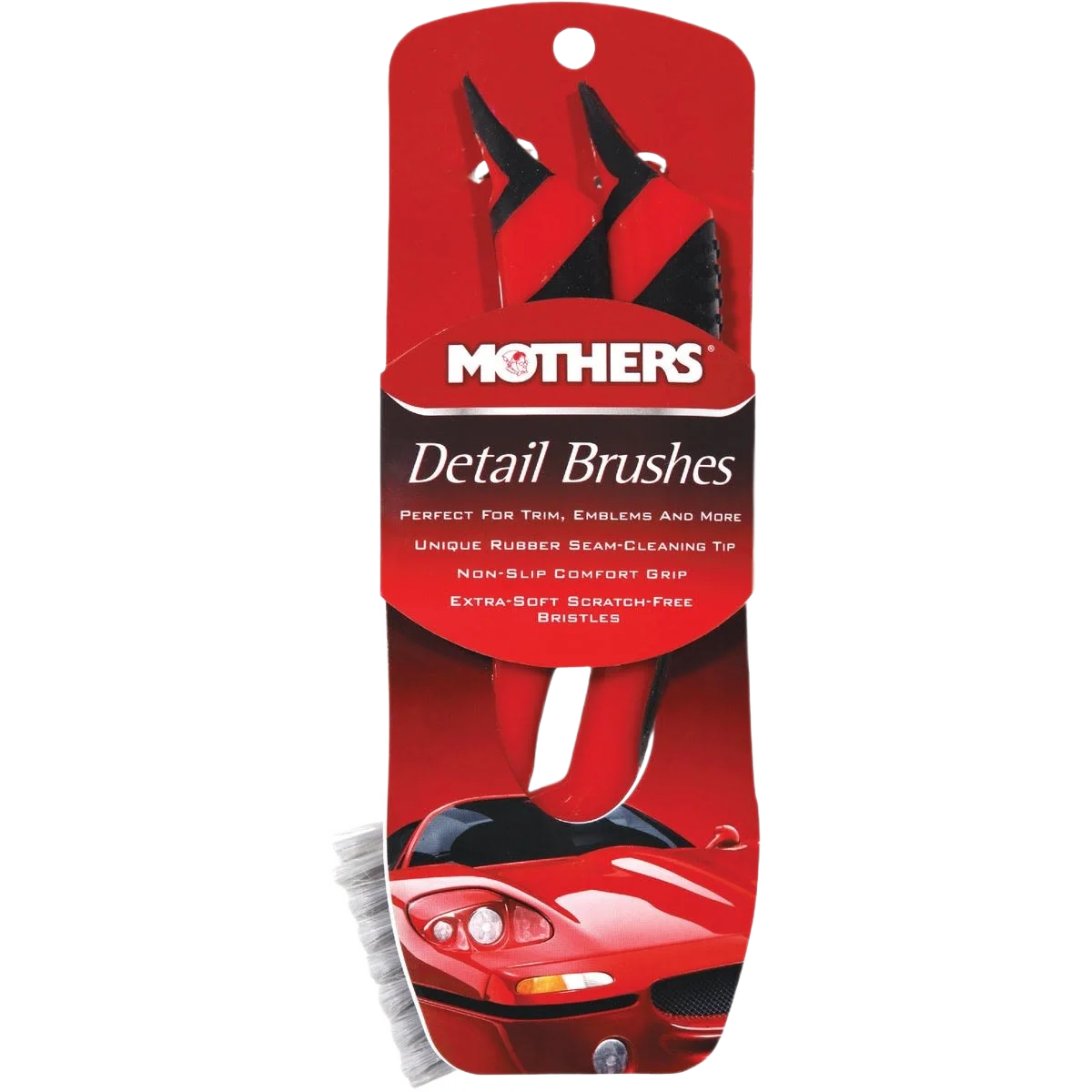 Breathable Mothers Detailing Brush 2-Pack Flexible