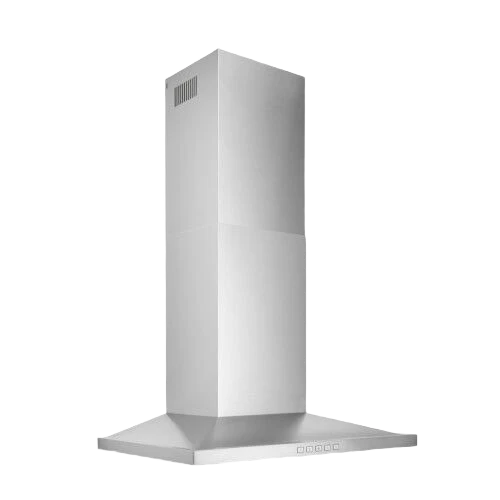 Selected 30 Convertible Wall-Mount Low Profile Pyramidal Chimney Hood 450 CFM Clean