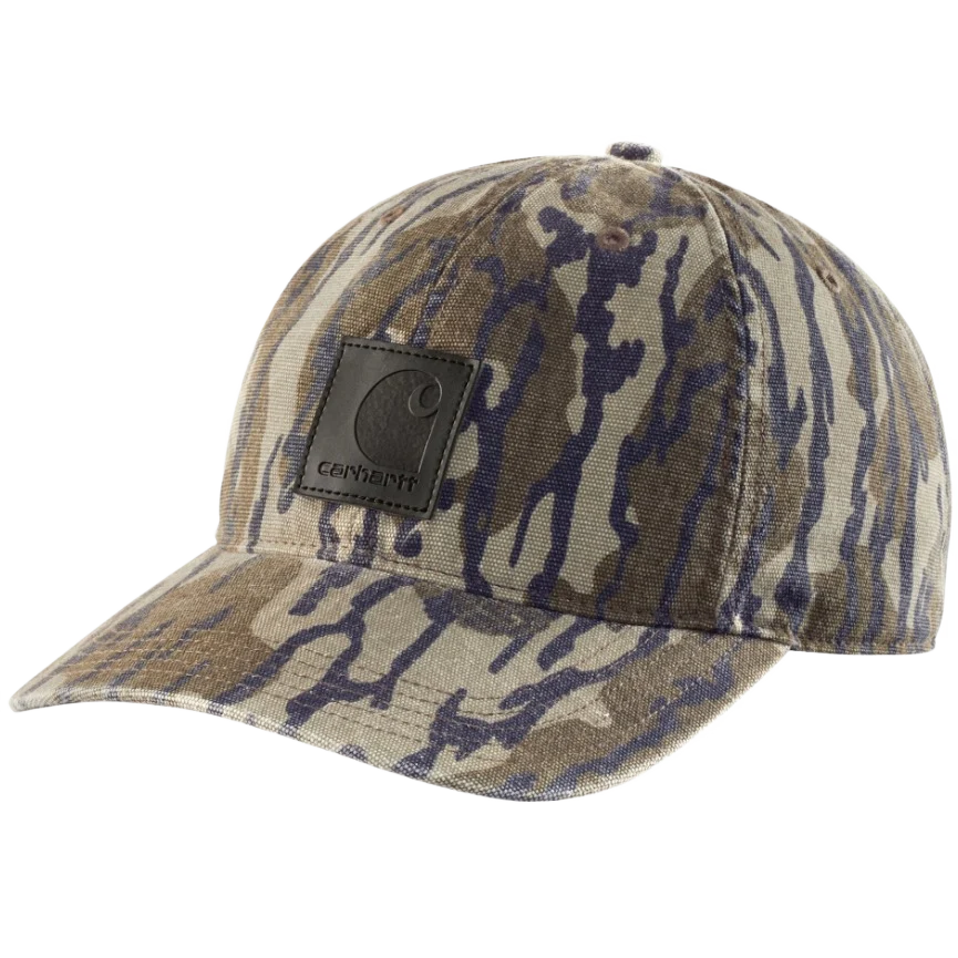 Versatile Carhartt Men’s Mossy Oak Canvas Camo Cap Top-Quality
