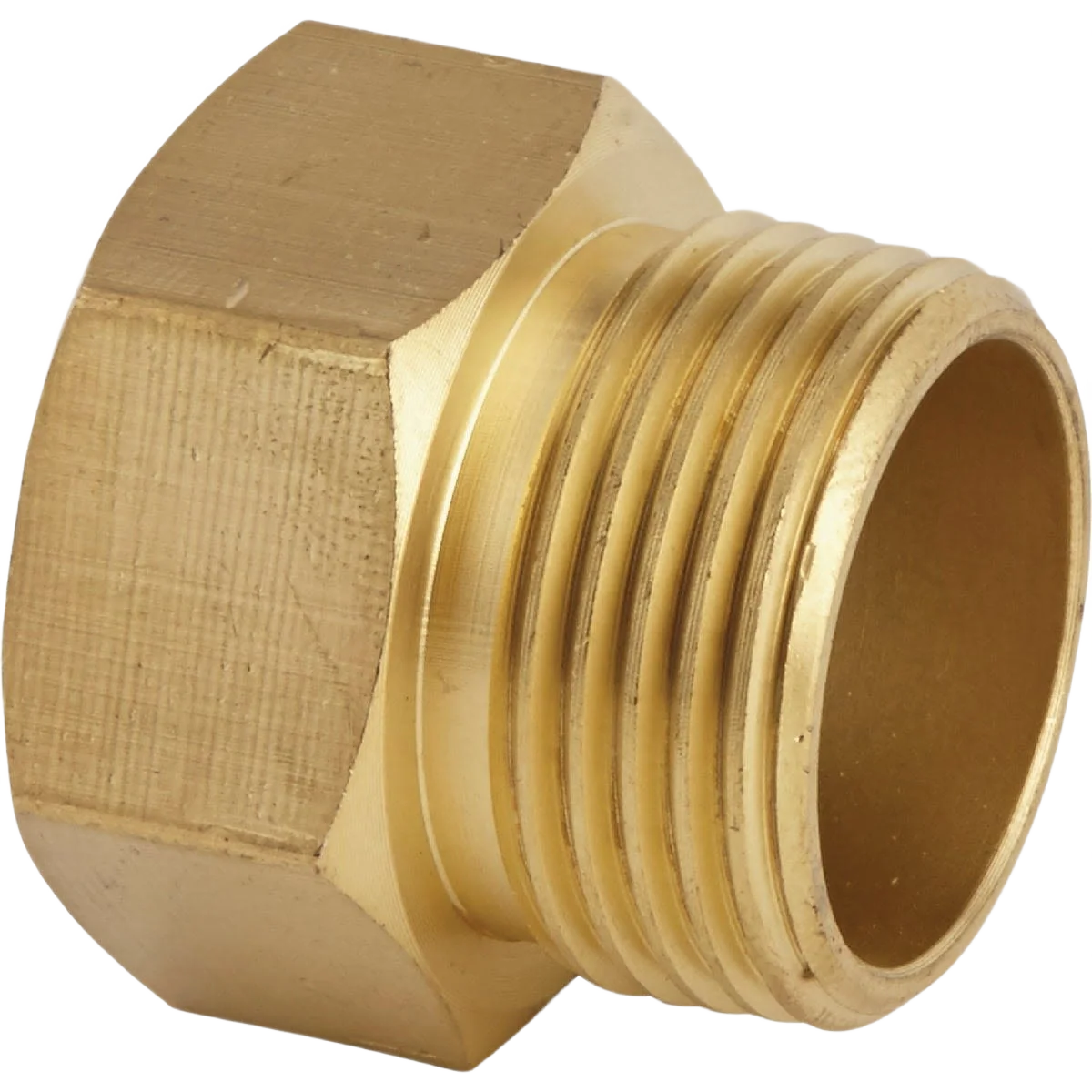 Advanced Garden Brass Non-Swivel Hose Connector 3 4 In. FNH x 3 4 In. MNPT High-End