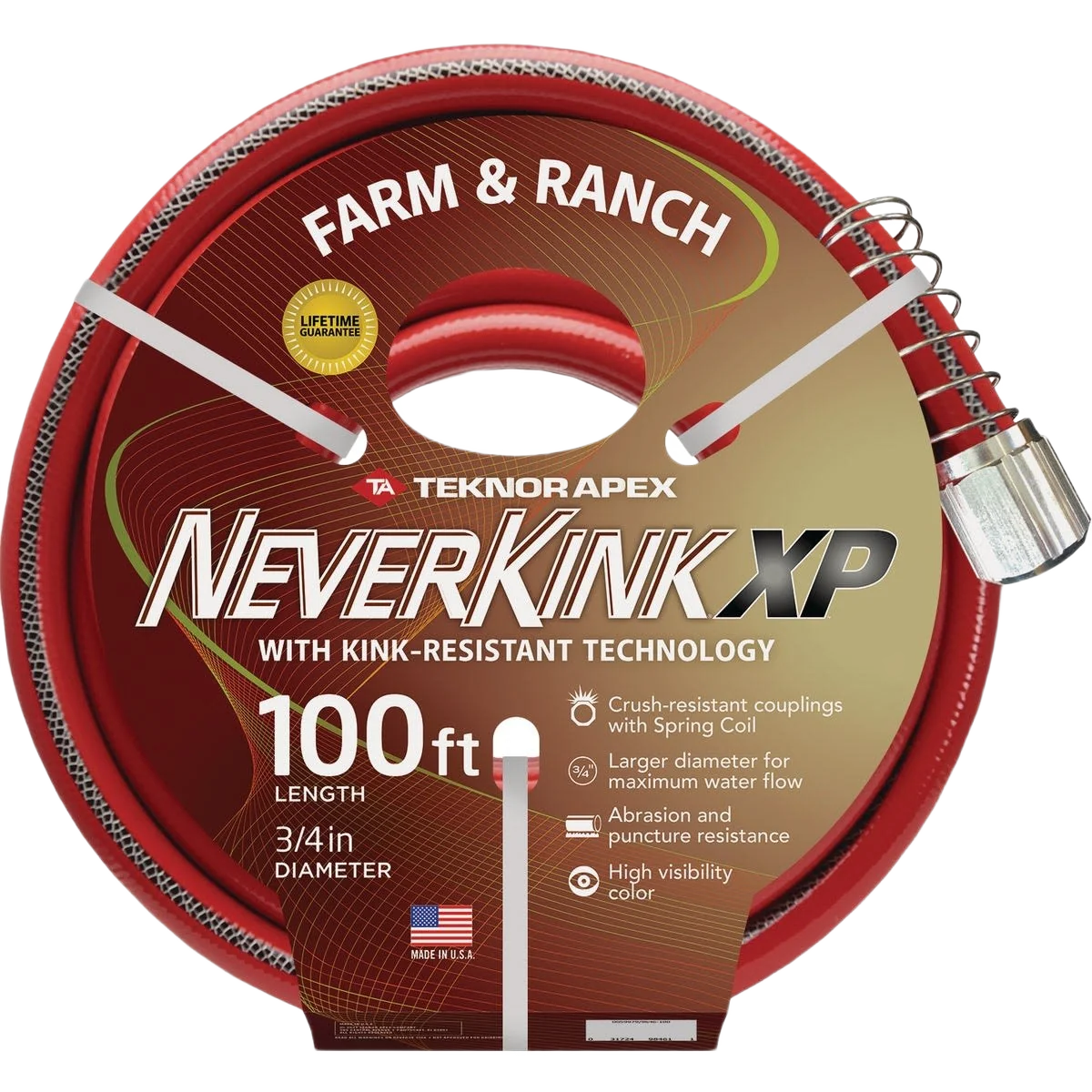 Premium Teknor Apex Kink XP 3 4 Dia. x 100′ Farm Ranch Hose Proven
