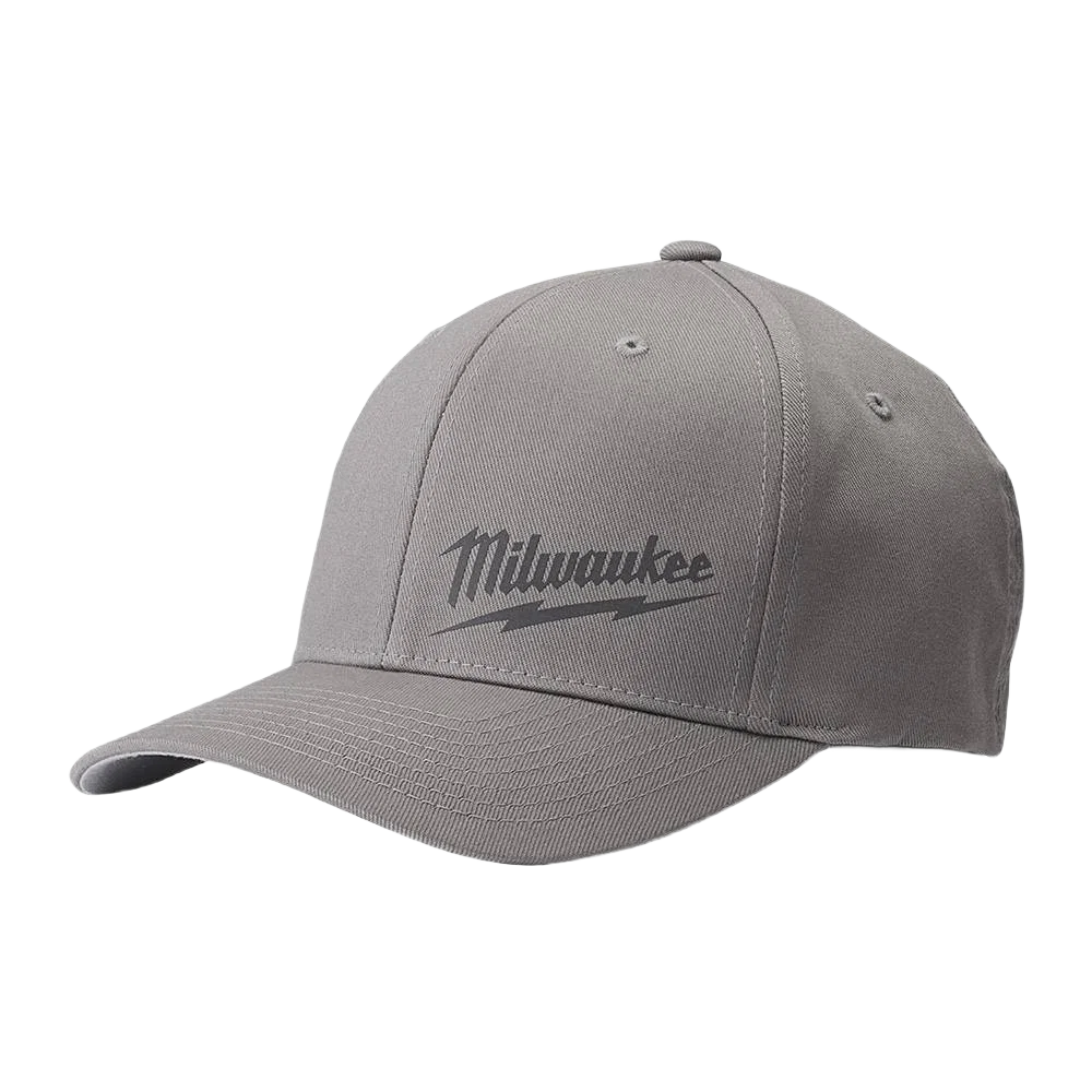 Premium Material Milwaukee S M Gray Fitted Hat Genuine
