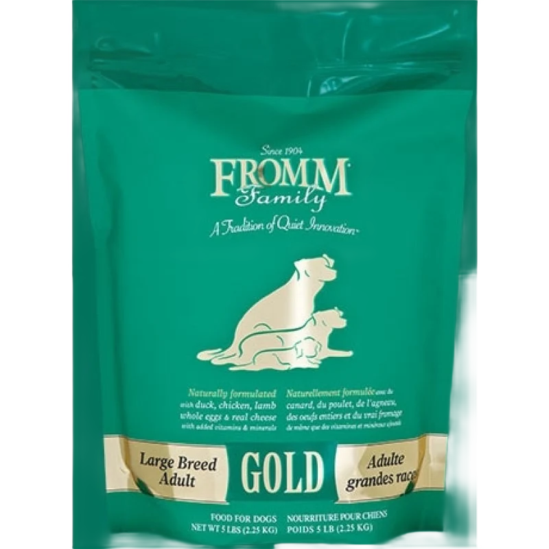 Recyclable Fromm Gold Large Breed Adult Dry Dog Food 15 lb. Clean